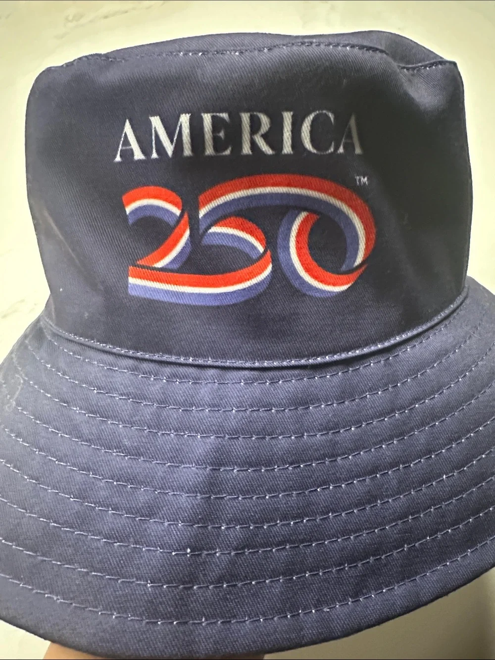 America 250th Anniversary Unisex Navy Bucket Hat